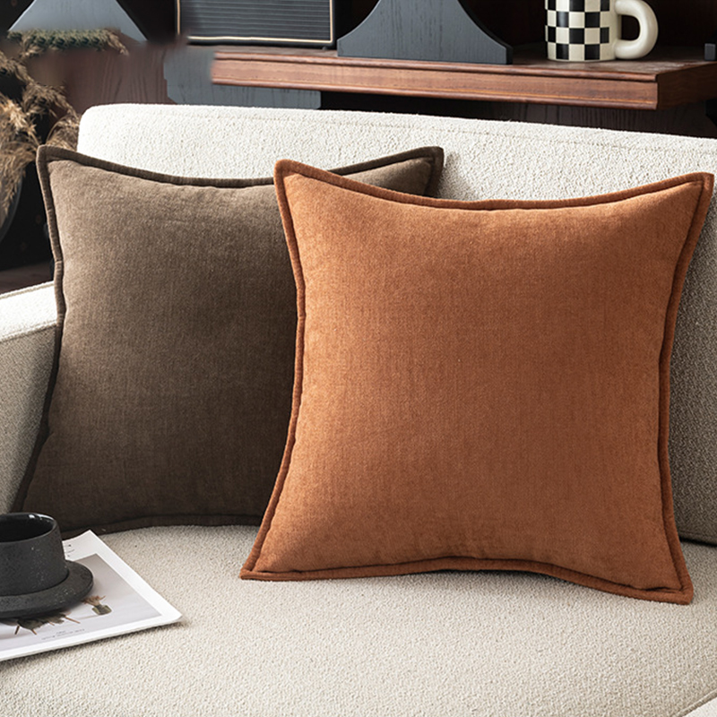 Recliner Sofa Cover - Sarung Bantal Lembut Chenille Retro dengan