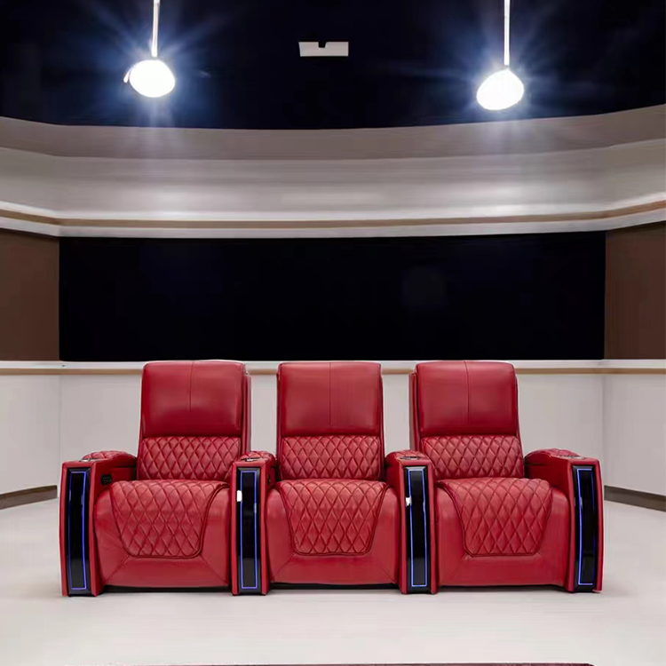 Home Cinema Movies - Kursi Bioskop Rumah Elektrik Kulit dengan
