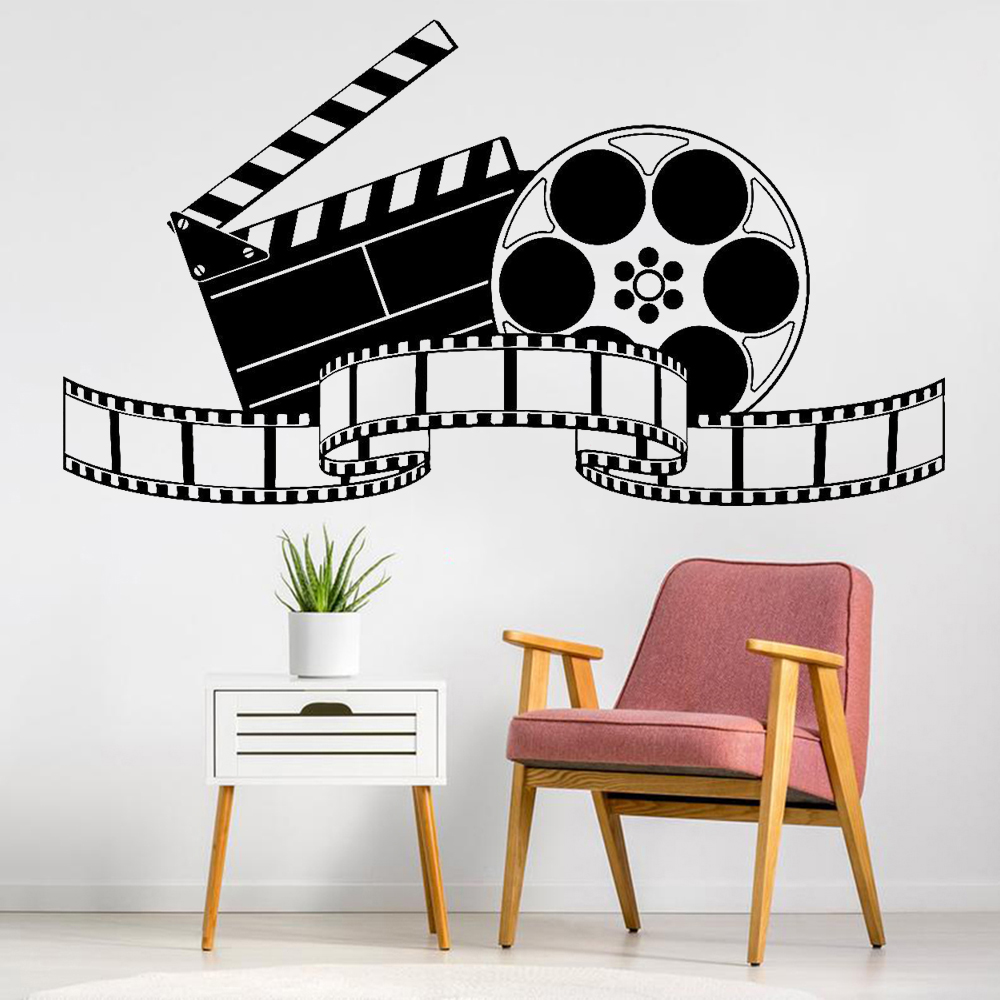 Home Cinema Films - Stiker Dinding Vinil Film Bioskop Artistik