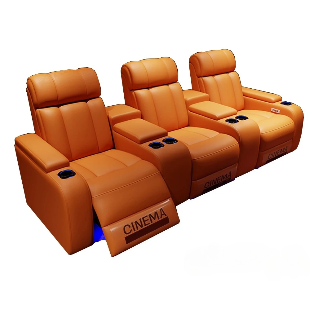 Home Cinema Recliner Chairs - Kursi Bioskop Elektrik Mewah dengan Tempat
