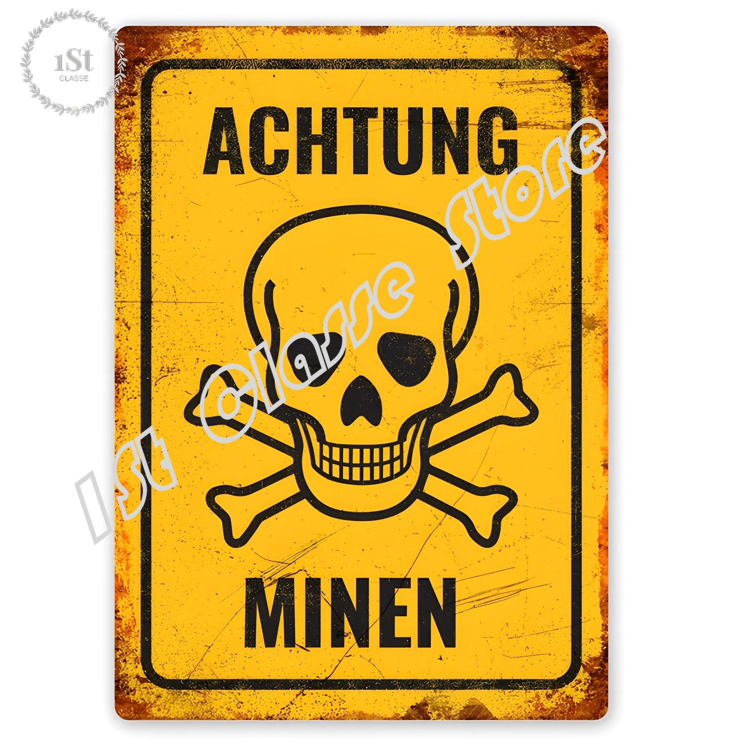 Home Cinema Logo - Achtung Minen Dekorasi Dinding Seni Tanda