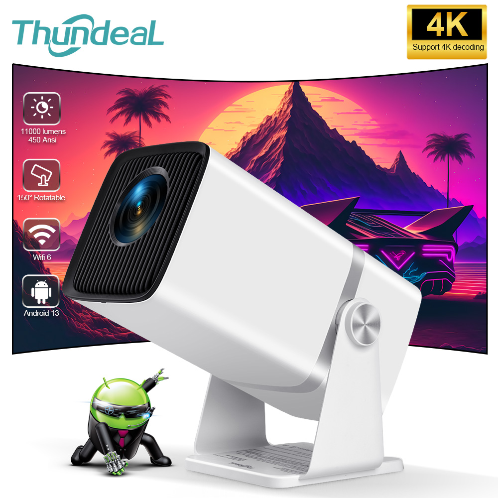 Home Cinema Hdmi - Proyektor Mini HD ThundeaL TD80W PK