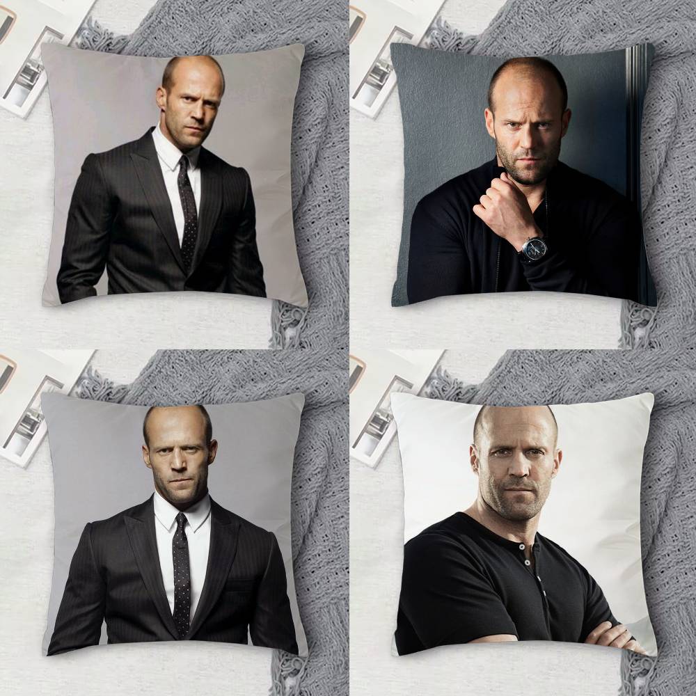 Recliner Sofa Cover - J-Jason statham Sarung Bantal Dekoratif Persegi