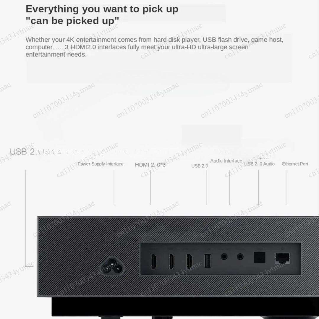 Home Cinema Laser Projector - 2400 ANSI Lumens Proyektor Laser 4K