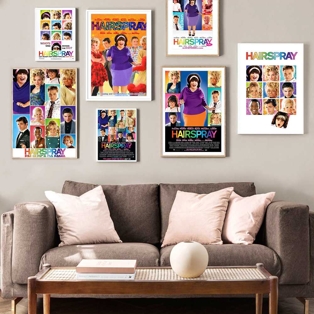 Home Cinema Films - Hairspray Film Komedi Seni Cetak Poster