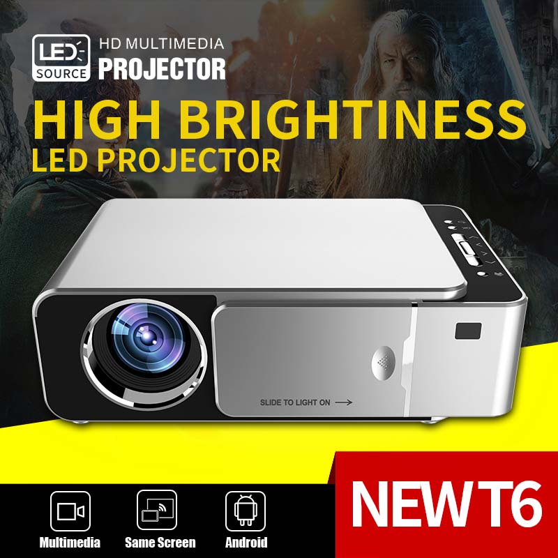Home Cinema Hdmi - YERSIDA proyektor T6, Full HD Led