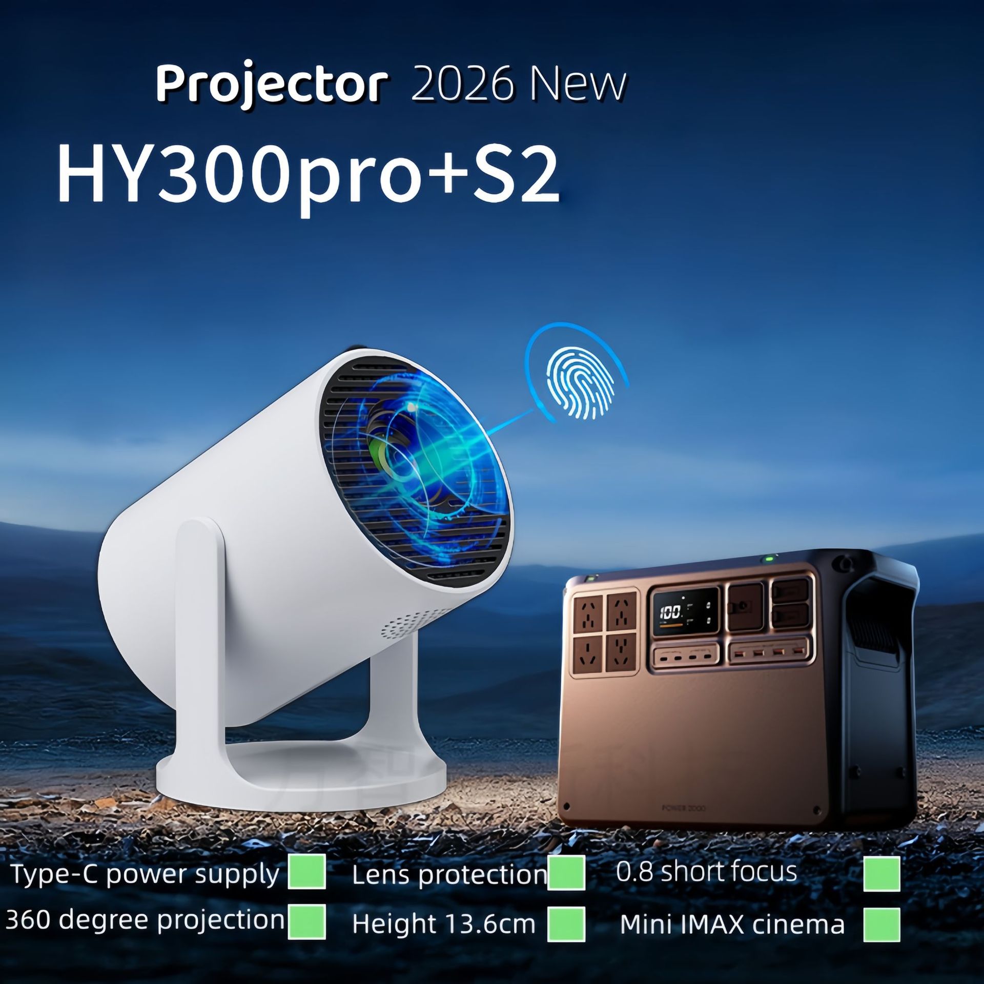Home Cinema Experience - Proyektor Ultra Short Throw Pintar, Perangkat