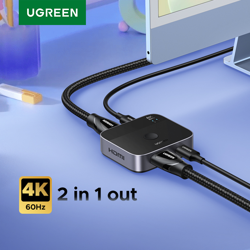 Home Cinema Pc - UGREEN HDMI USB C Switch 2
