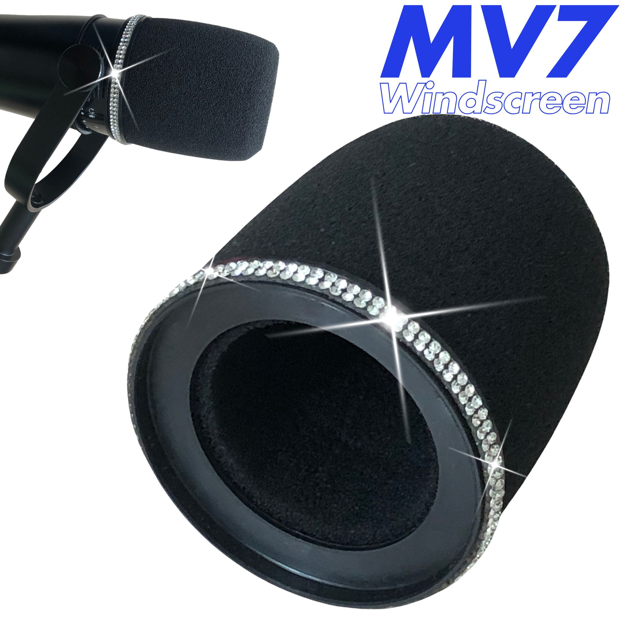 Shure Mic Mv7 - Filter Pop Shining MV7 untuk Mikrofon