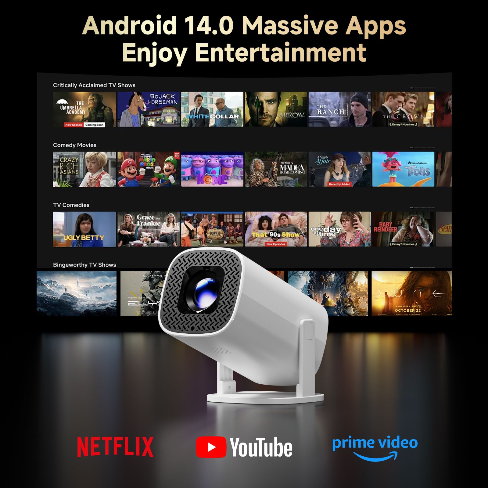 HONGTOP P30PRO Proyektor Mini  - Home Cinema Hdmi ulasan dan harga