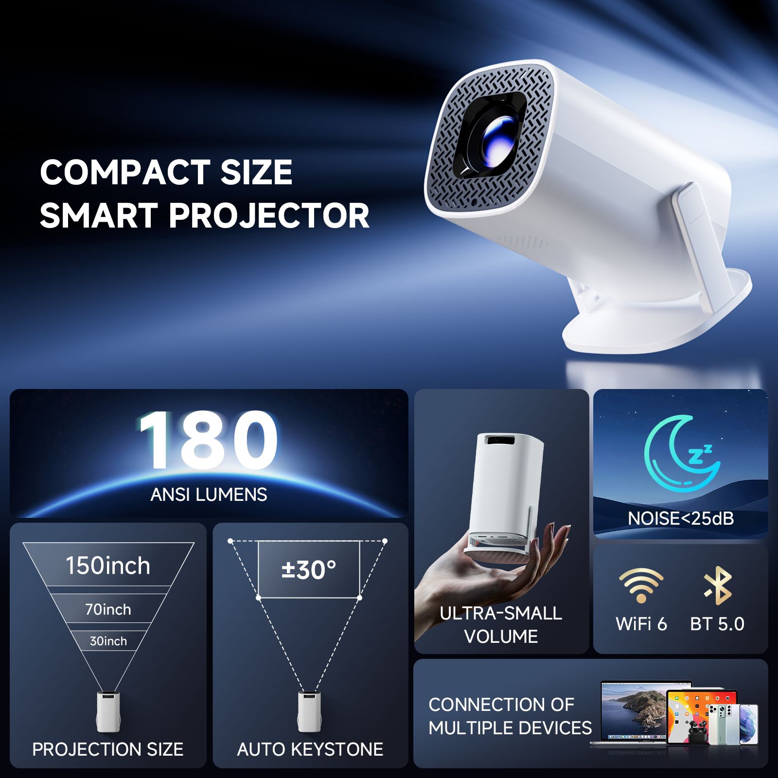 HONGTOP P30PRO Proyektor Mini  - Home Cinema Hdmi ulasan dan harga