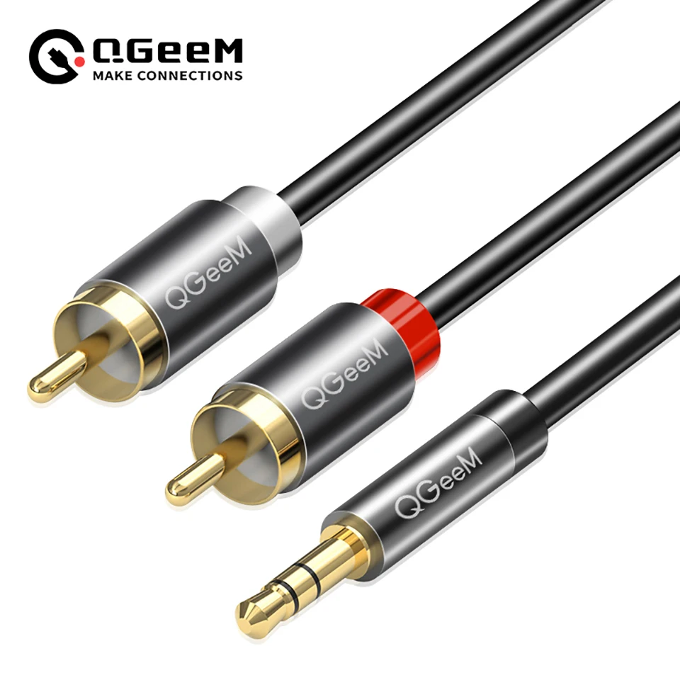 Kabel RCA QGeeM 2RCA ke 3.5mm, - Home Cinema Marantz ulasan dan harga