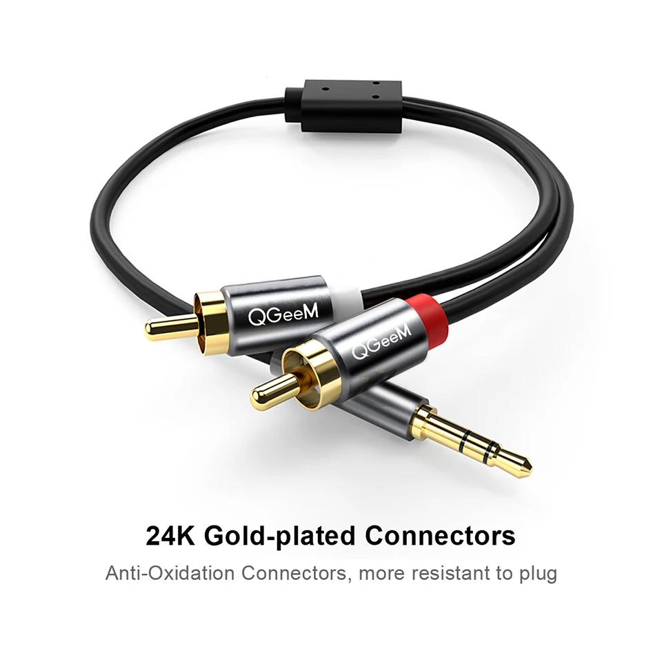 Kabel RCA QGeeM 2RCA ke 3.5mm, - Home Cinema Marantz ulasan dan harga