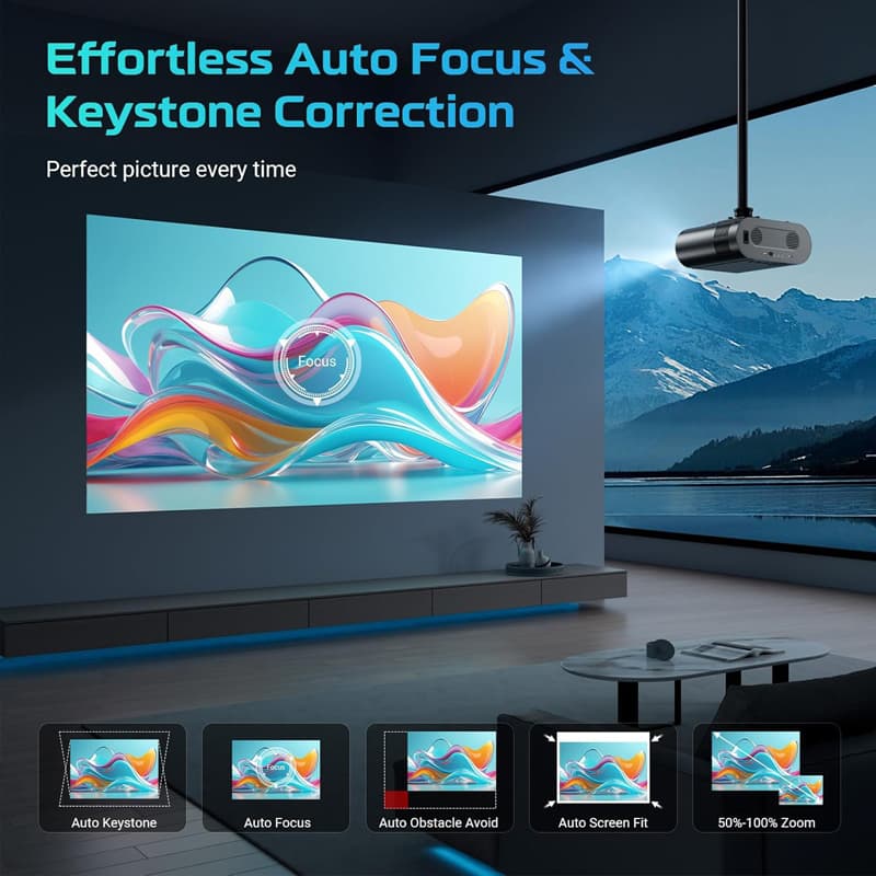 2025 Huaweishi L007 4K 1000ANS - Home Cinema Hdmi ulasan dan harga