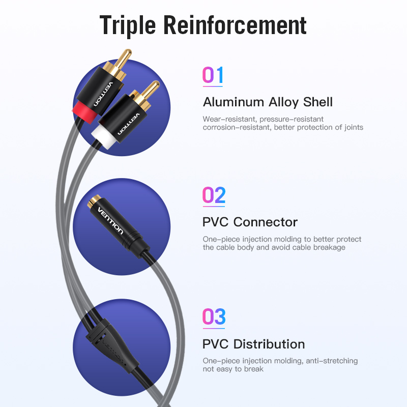 Vention Jack 3.5Mm Kabel Adapt - Home Cinema Marantz ulasan dan harga