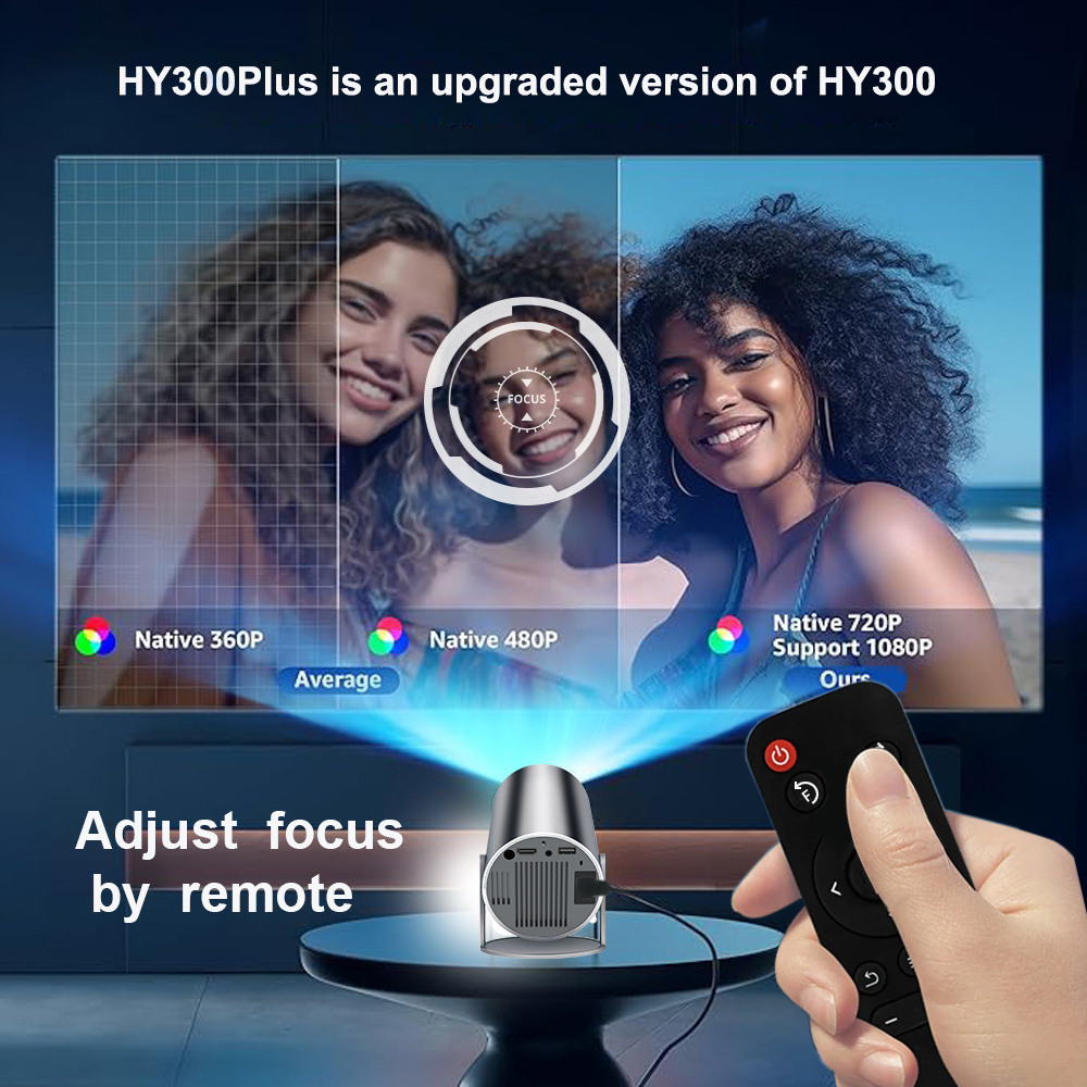 Proyektor DITONG HY300 Plus HD - Home Cinema Movies ulasan dan harga