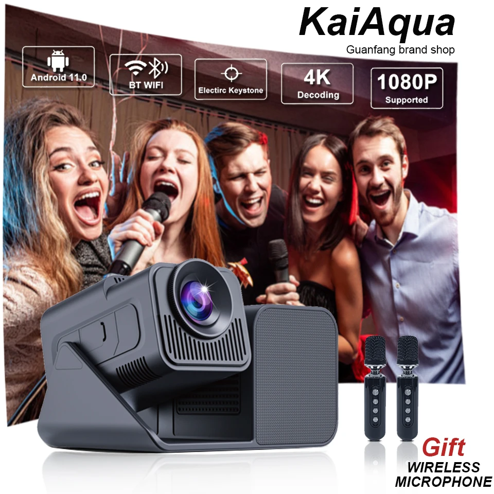 Proyektor Karaoke KaiAqua KTV  - Home Cinema Karaoke Projector ulasan dan harga