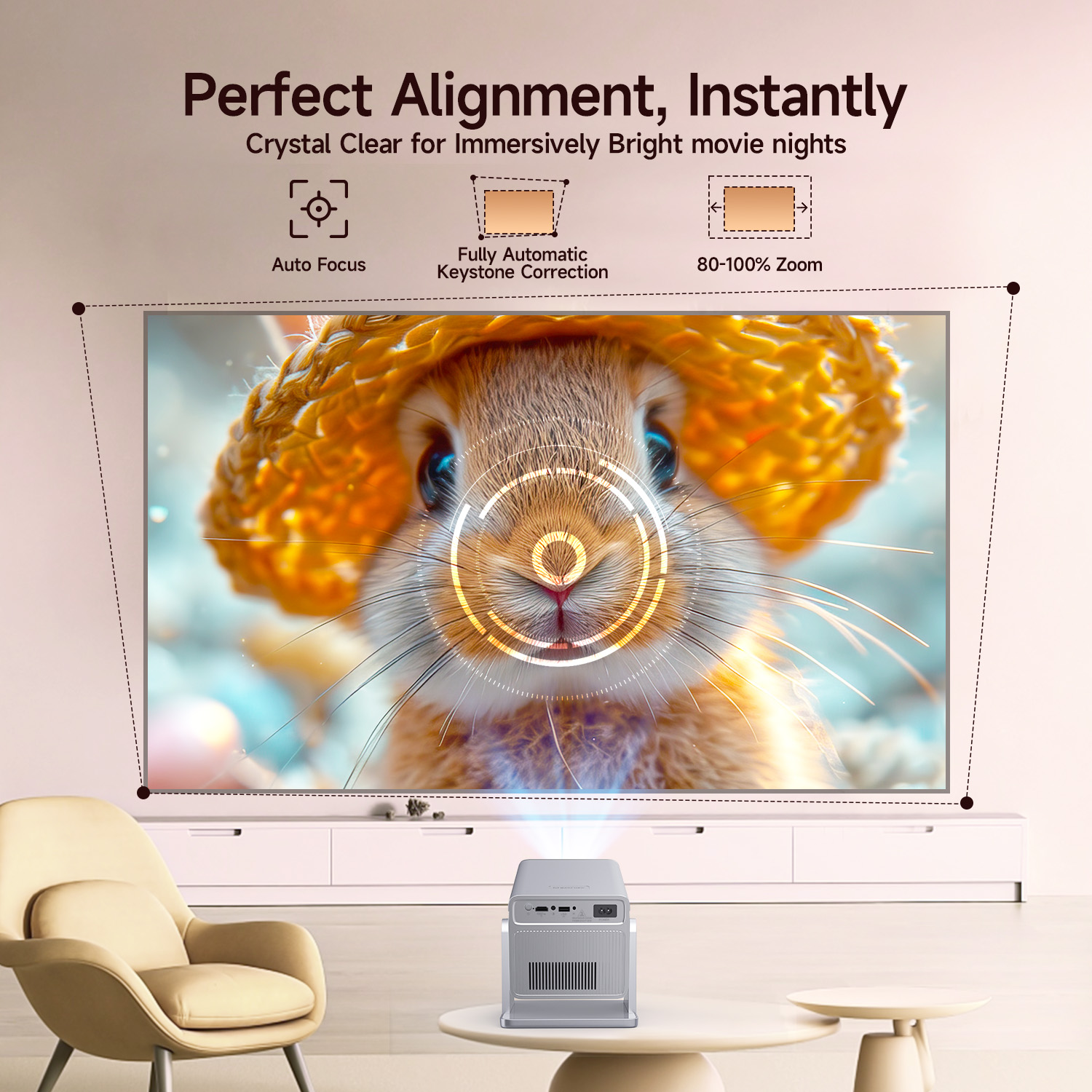 Proyektor Magcubic 8K HD 1080P - Home Cinema Hdmi ulasan dan harga