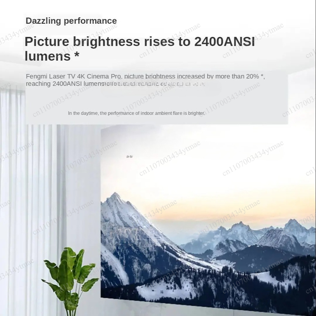 2400 ANSI Lumens Proyektor Las - Home Cinema Laser Projector ulasan dan harga