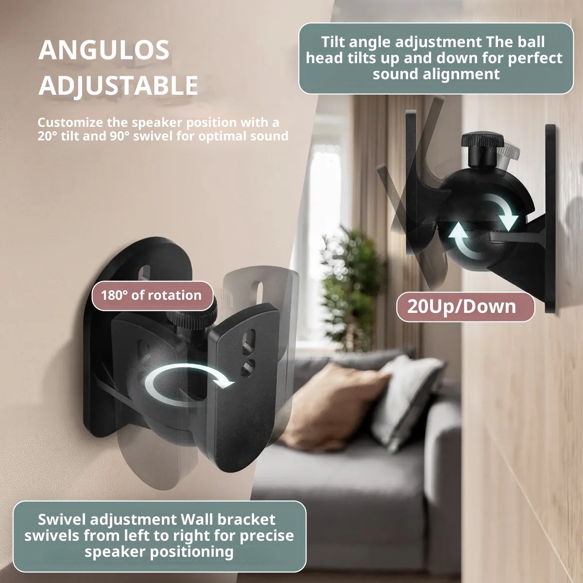2 Buah Braket Speaker Pemasang - Home Cinema Logitech Z906 ulasan dan harga