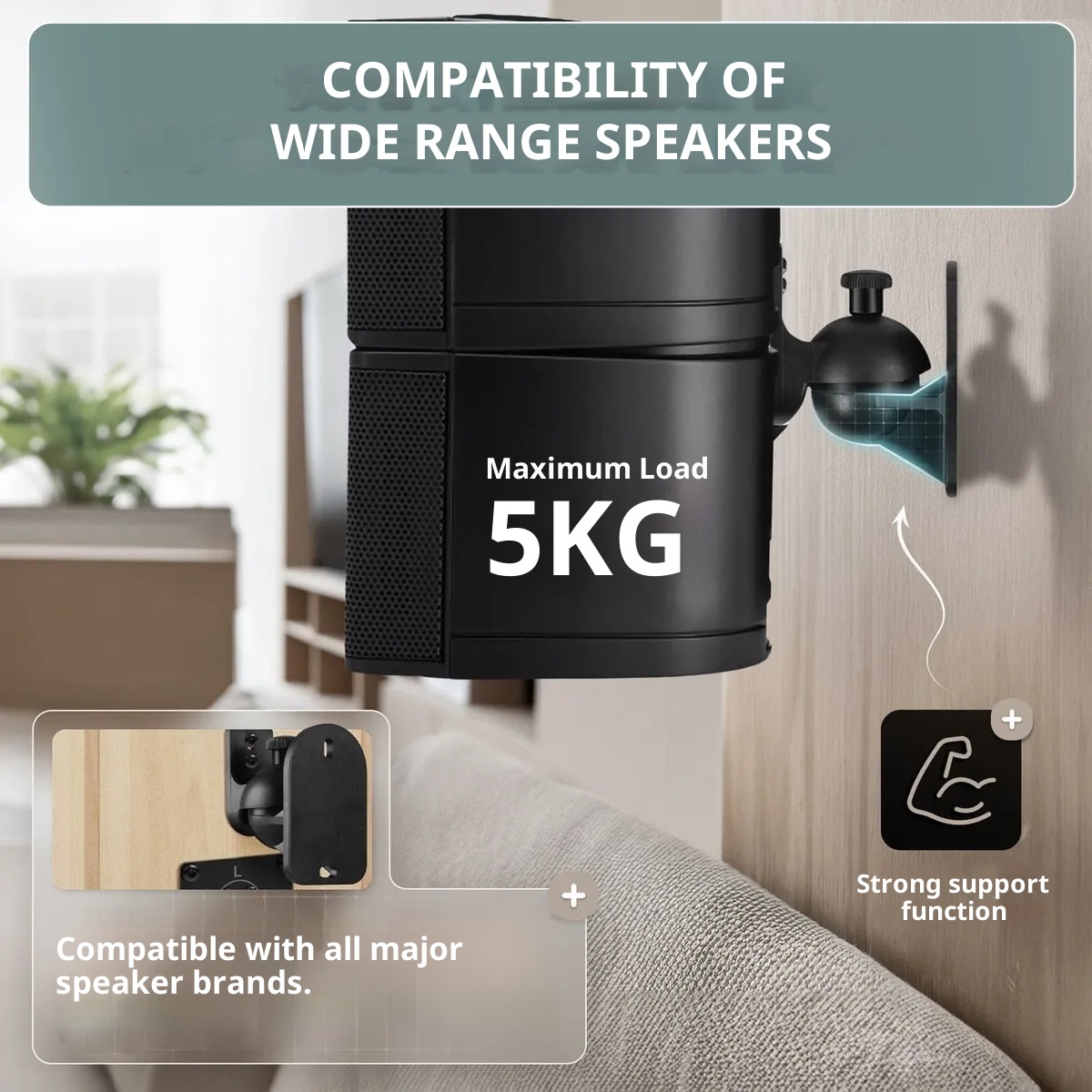 2 Buah Braket Speaker Pemasang - Home Cinema Logitech Z906 ulasan dan harga