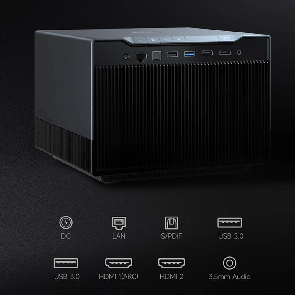 Proyektor F6 4K Max 8K 4 LED S - Home Cinema Laser Projector ulasan dan harga