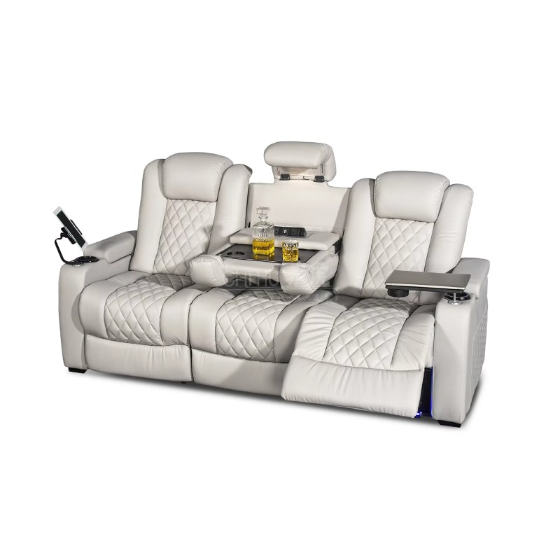 Sofa bioskop elektrik 3 duduka - Home Cinema Recliner Chairs ulasan dan harga