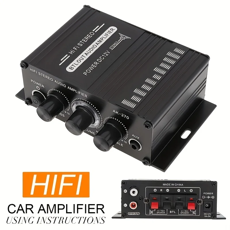 AK-270 400W Amplifier Daya Min - Genius Home Cinema ulasan dan harga