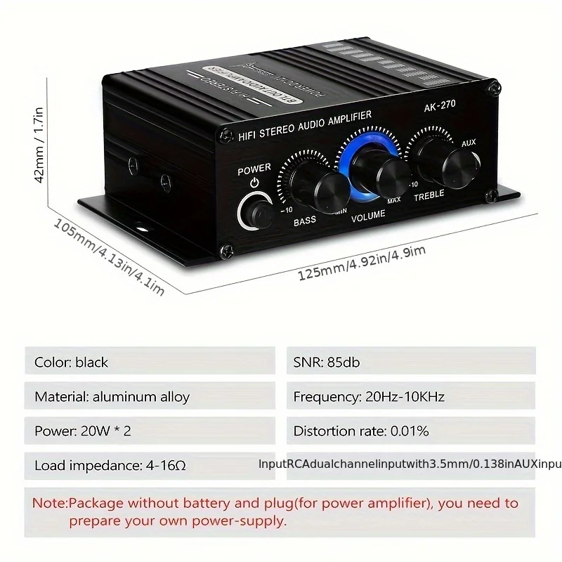 AK-270 400W Amplifier Daya Min - Genius Home Cinema ulasan dan harga