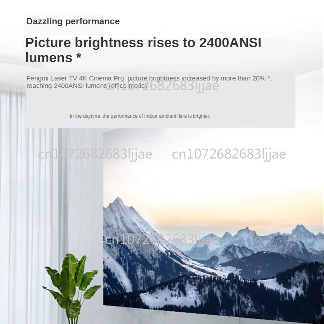 TV Proyektor Laser 4K Cinema P - Home Cinema Laser Projector ulasan dan harga