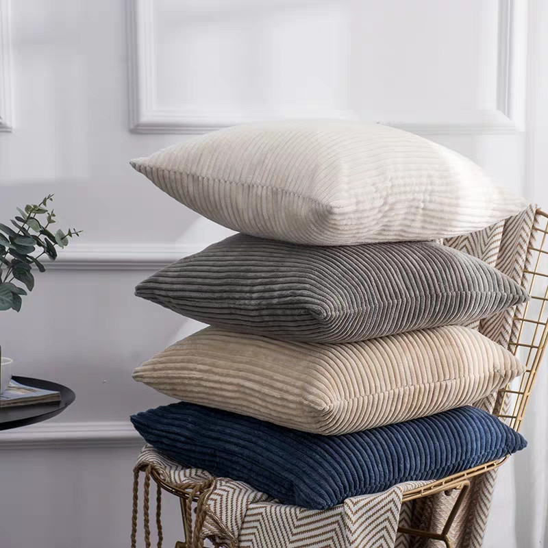 Sarung Bantal Corduroy 40X40 4 - Recliner Sofa Cover ulasan dan harga