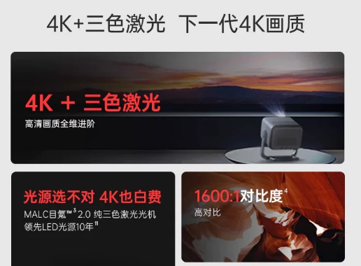 Proyektor Laser 4K Ultra HD Ni - Home Cinema Laser Projector ulasan dan harga