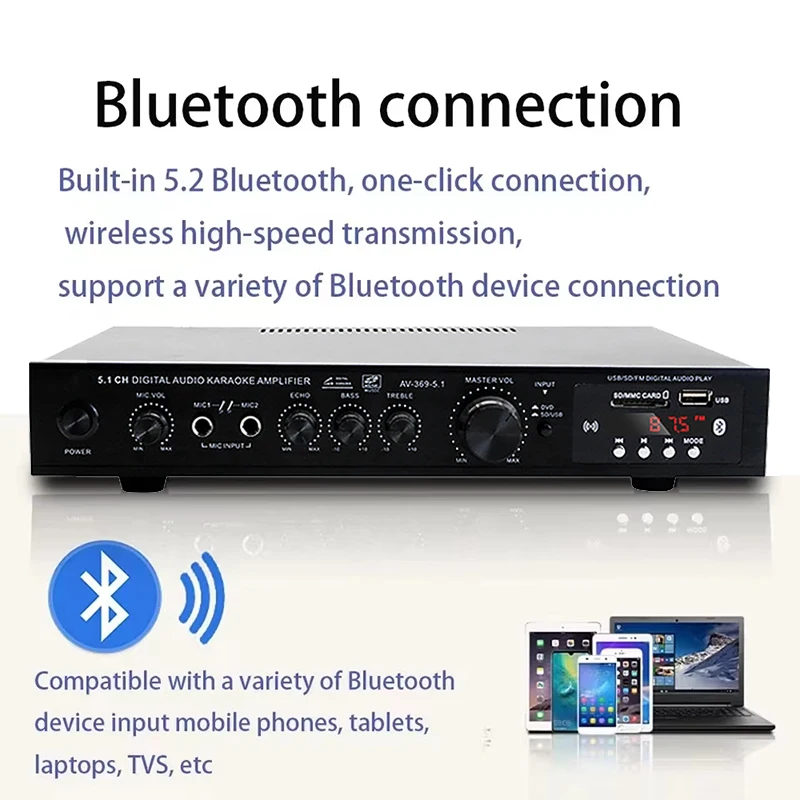 AV-369BT Bluetooth 5.1 Sound S - Genius Home Cinema ulasan dan harga