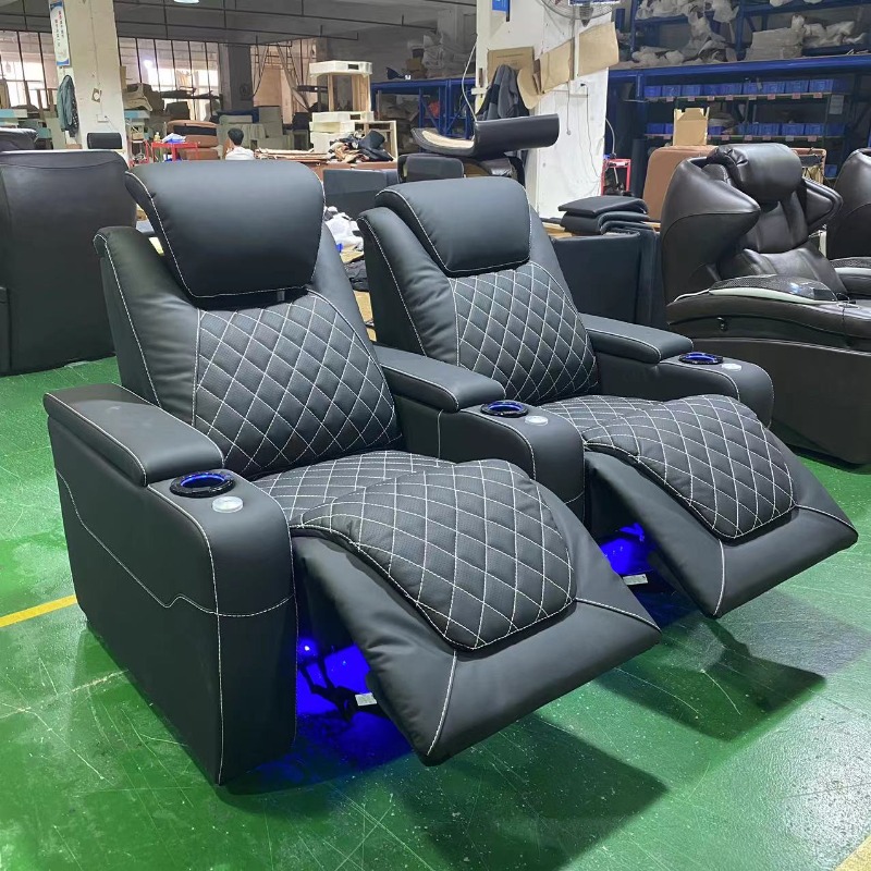 Kursi Bioskop Desain Rumah Vil - Home Cinema Recliner Chairs ulasan dan harga